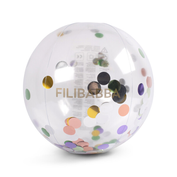 Filibabba Wasserball Regenbogen Konfetti