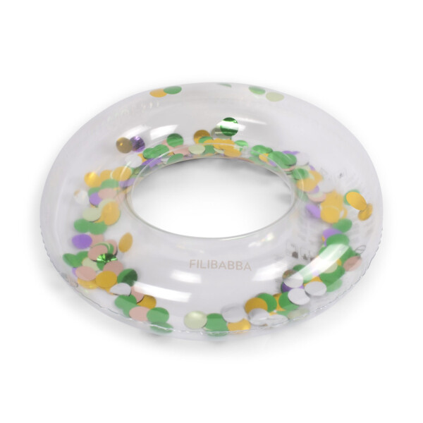 Filibabba Schwimmring Regenbogen Konfetti