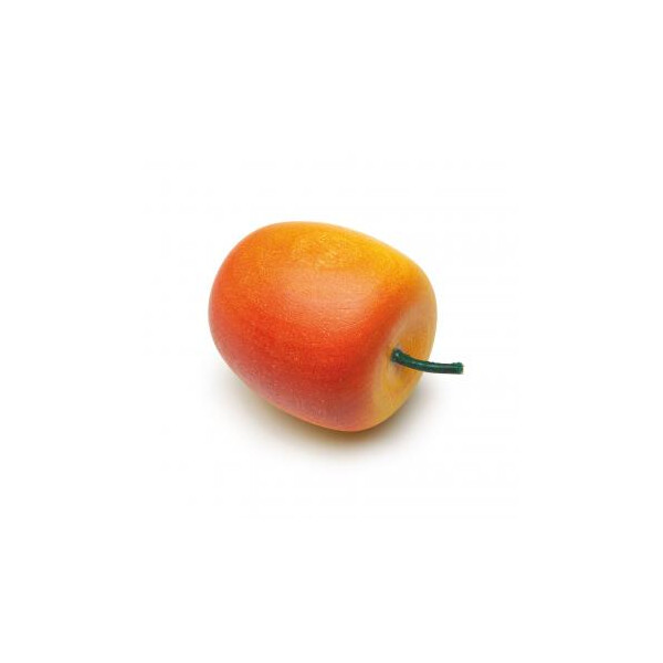 Erzi Apfel gelb-rot aus Holz