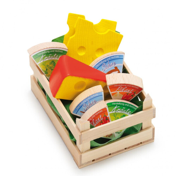 Erzi Sortiment Käse aus Holz