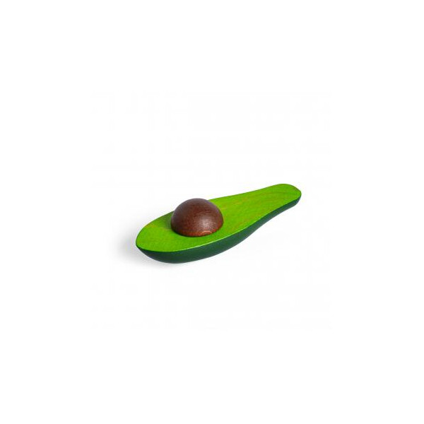 Erzi Avocado halb aus Holz