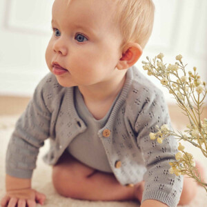 Müsli by green cotton Kurzarmbody Pointelle
