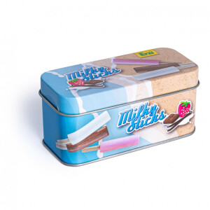 Erzi Eis Milky Sticks aus Holz in der Dose