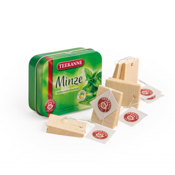 Erzi Teekanne Minze Tee aus Holz in Dose