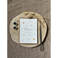 MitPinselundLiebe Postkarte Mama du bist toll