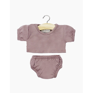 Minikane Set aus T-Shirt mit Ballonärmeln und Slip...