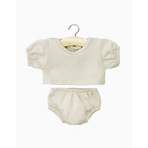 Minikane Set aus T-Shirt mit Ballonärmeln und Slip...