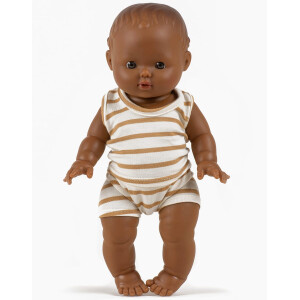 Minikane Babypuppe mit Outfit Stripes