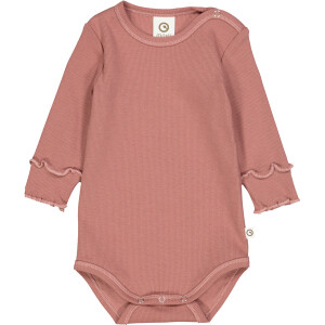 Müsli by green cotton Langarmbody Rib mitwachsend