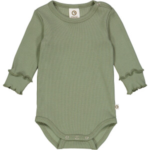 Müsli by green cotton Langarmbody Rib mitwachsend