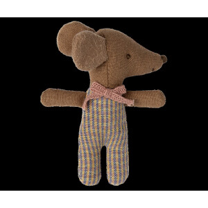 Maileg Sleepy wakey baby Maus in Streichholzschachtel Rose