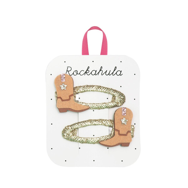 Rockahula Haarspangen 2 Stück Cowgirl Boots