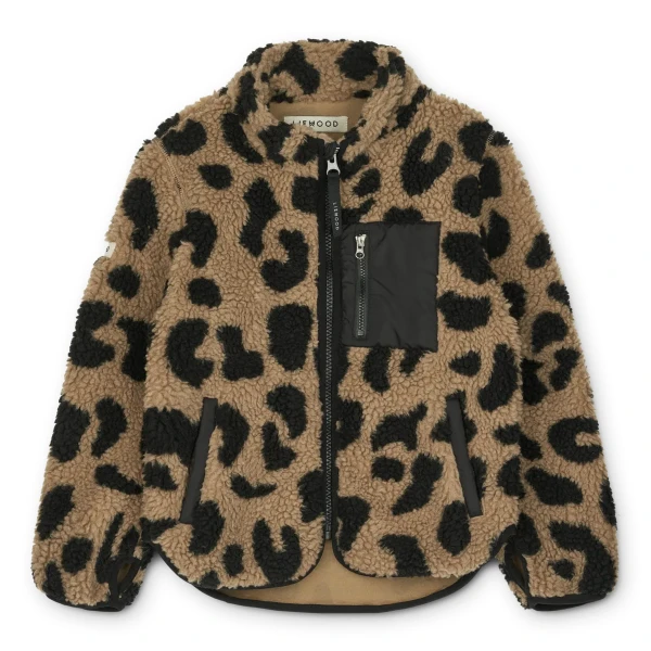 Liewood Teddyjacke Nolan Mega Leo Oat recycelt