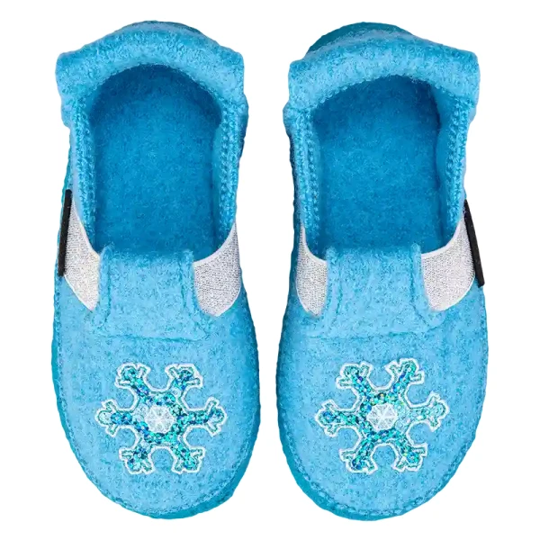 Nanga Hausschuhe Bio-Wolle Snowflake