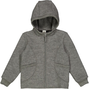 Müsli by green Cotton Wollwalk-Jacke mit Kapuze und...