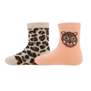 Ewers Socken 2er Set Leopard