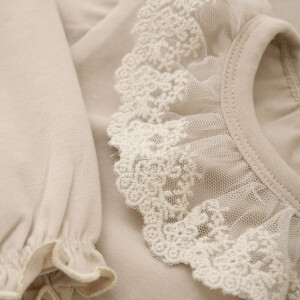 EN FANT Longsleeve mit Spitzenkragen Moonlight