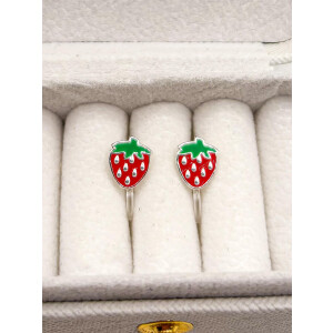 AuMiClipz Ohrclips Erdbeere bunt