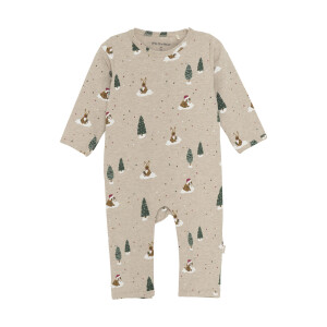 Minymo Strampler Weihnachtshase