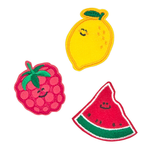 Lässig Textil Sticker Fruits