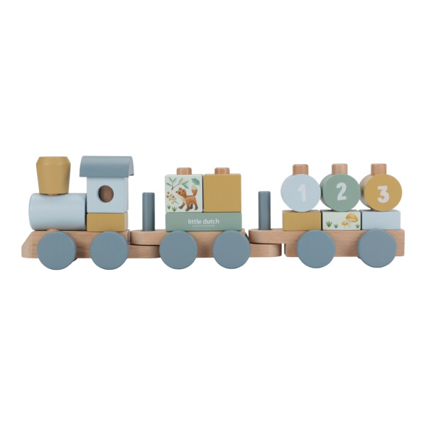 Little Dutch Holz-Zug Formen Forest Friends
