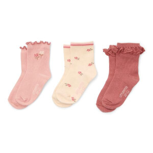Little Dutch Socken 3er Set Little Farm Rosa
