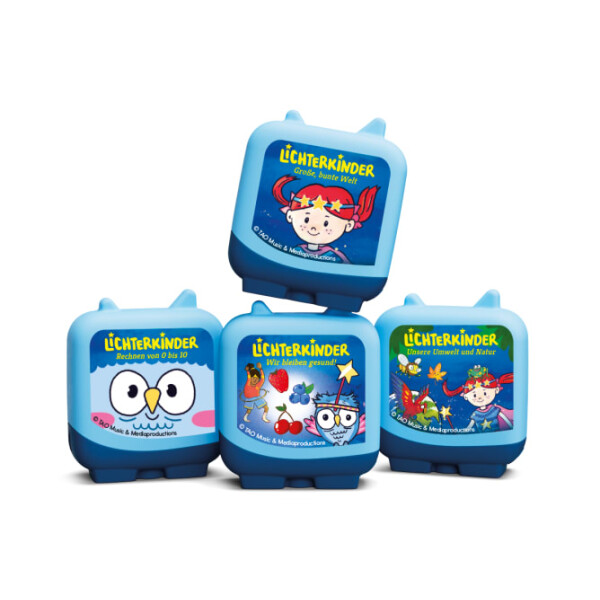 Tonies Clever Tonie - Lichterkinder Lernen mit LIKI und LUMI -  4er Set