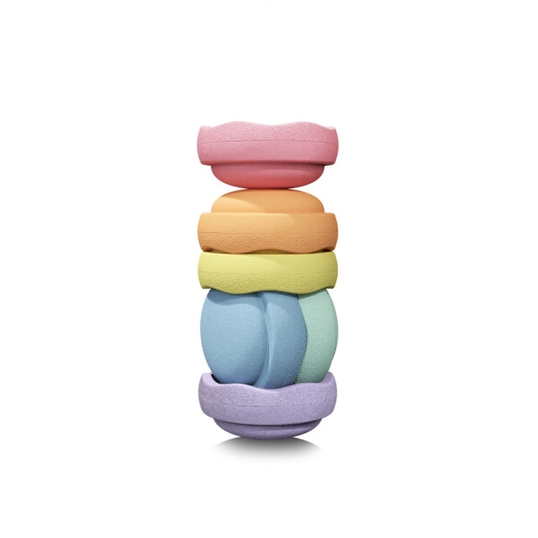 Stapelstein Original Mini Rainbow Pastel 6er Set