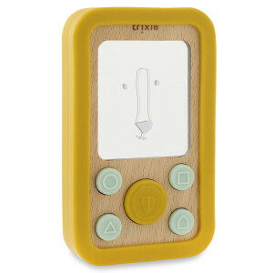Trixie Babytelefon aus Holz und Silikon