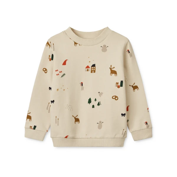 Liewood Weihnachtssweatshirt Bio Thora Holiday