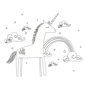 Paperish Verlag - Millas Einhorn Malbuch