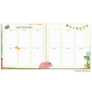 Paperish Verlag - Kindergarten-Freundebuch Dinos