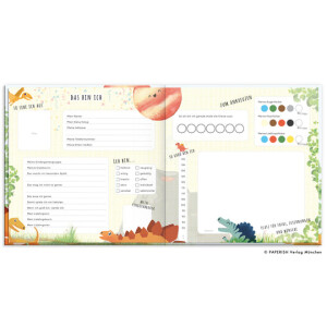 Paperish Verlag - Kindergarten-Freundebuch Dinos