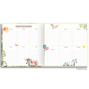 Paperish Verlag - Schulfreunde-Freundebuch Einhorn
