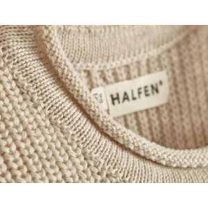 Halfen Grobstrick Sweater aus Bio-Wolle