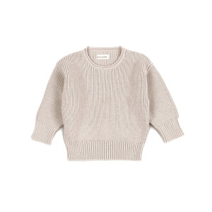 Halfen Grobstrick Sweater aus Bio-Wolle
