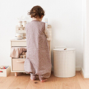 Emma&Noah Schlafsack mit Füßen 2.5 TOG Blume Berry