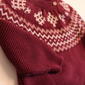 Müsli by green cotton Strickkleid Jacquard