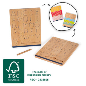 Small Foot Schreibtafel-Set „Educate“