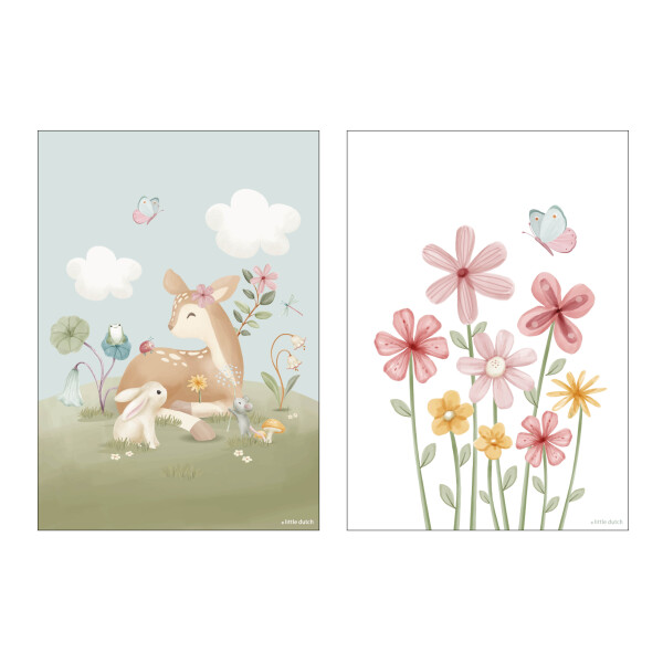 Little Dutch Poster Fairy Garden - A3