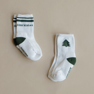 Cosyroots Organic Christmas Socken Tannenbaum 2er Set