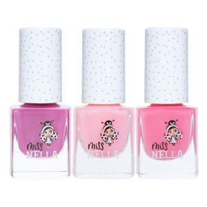 Miss Nella Abziehbarer Kindernagellack 3er Set