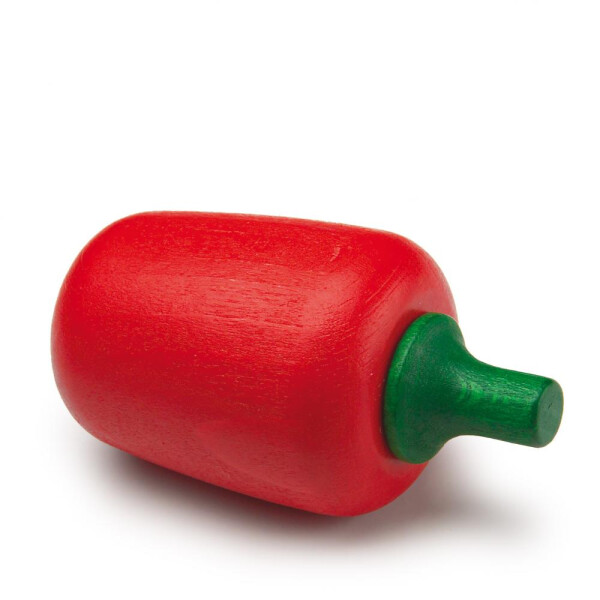 Erzi Paprika rot aus Holz