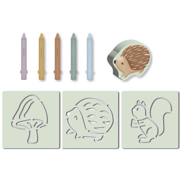 Little Dutch Badestifte-Set Forest Friends