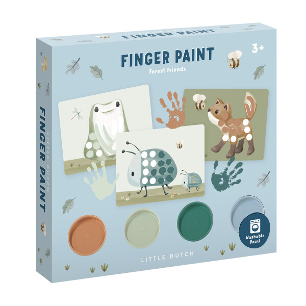 Little Dutch Fingerfarben-Set Forest Friends