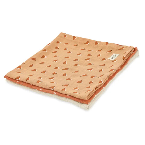 Trixie Baby Musselin Tücher 3er Set Fierce Fox