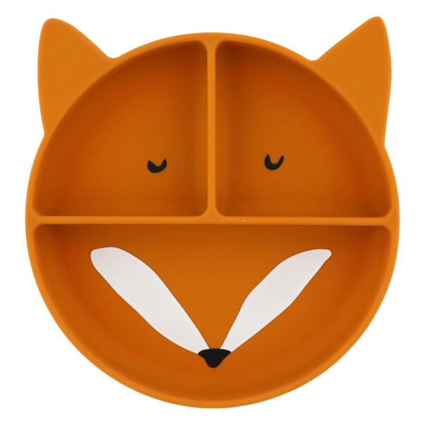 Trixie Baby Silikon-Esslernteller mit Saugnapf - Mr. Fox