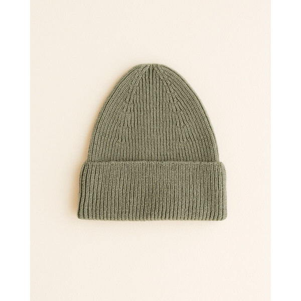 hvid Beanie Fonzie Kinder Merinowolle