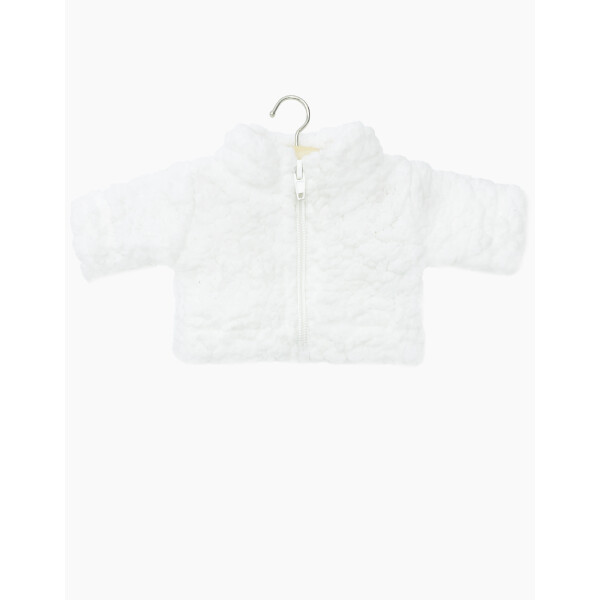 Minikane Teddyjacke weiß Baise für 34/37cm