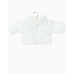 Minikane Teddyjacke weiß Baise für 34/37cm